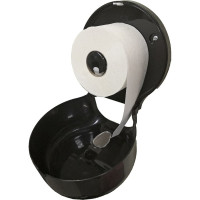 Диспенсер для туалетной бумаги LIME 200м, черный, 915202