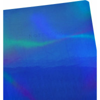 Записная книжка LOREX HOLOGRAPHY B6 синяя голография 80 листов, линия интегральная обложка LXNBB6BL-HG