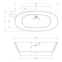 Акриловая ванна ABBER AB9205