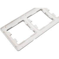 5-ая рамка Systeme Electric Glossa Платина, горизонтальная SE GSL001205