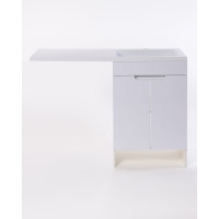 Напольная тумба ORANGE Optima с правой раковиной, под стиральную машину OPD-120TUW+RAR