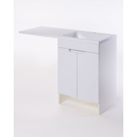 Напольная тумба ORANGE Optima с правой раковиной, под стиральную машину OPD-120TUW+RAR