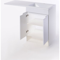 Напольная тумба ORANGE Optima с правой раковиной, под стиральную машину OPD-120TUW+RAR