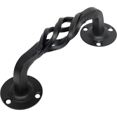 Ручка-скоба на розетках Amig черная 104R140-52