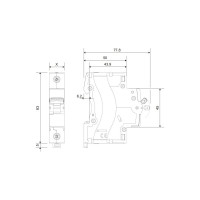 Автоматический выключатель Legrand TX3 6000 - 6 кА - тип B - 2П - 6 А - 2 модуля 403983