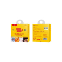 Кабель USB 2.0 Hoco X21, силиконовая оплетка, AM/Lightning M, черно-красный, 1м 6957531071372