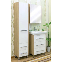 Тумба Sanflor Ларго 60 швейцарский вяз/белый, под раковину Фостер 60 С0002107