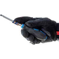 Комбинированная отвертка ТУНДРА, 2 в 1, сатин, магнит, 2К рукоятка, магнит, PH2/SL6x100 мм 1858815