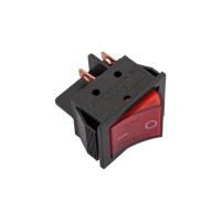 Клавиша Nord-Yada 250V 30А (мощная) красная с подсветкой (4контакта) ON-OFF (2шт в упаковке) 905462