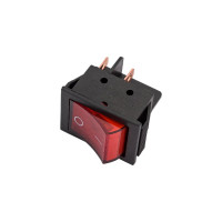 Клавиша Nord-Yada 250V 30А (мощная) красная с подсветкой (4контакта) ON-OFF (2шт в упаковке) 905462
