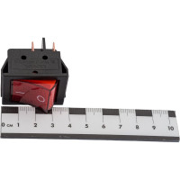 Клавиша Nord-Yada 250V 30А (мощная) красная с подсветкой (4контакта) ON-OFF (2шт в упаковке) 905462