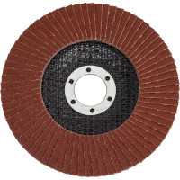 Круг лепестковый торцевой Orientcraft КЛТ-1 125x22 мм, P120, для металла, древесины 116.00A120F