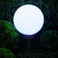 Садовый уличный светильник ЭРА ERASF22-21 Шар на солнечных батареях, 20 см Б0053375