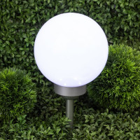 Садовый уличный светильник ЭРА ERASF22-21 Шар на солнечных батареях, 20 см Б0053375