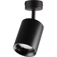 Поворотный накладной светильник Ritter Arton цилиндр, 80x100, GU10, алюминий, черный 59973 9