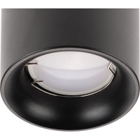 Поворотный накладной светильник Ritter Arton цилиндр, 80x100, GU10, алюминий, черный 59973 9