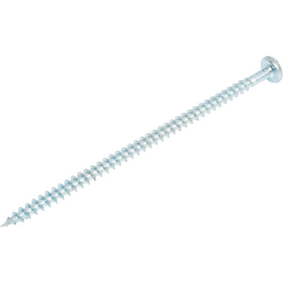 Универсальные саморезы Стройбат пкр. 5,0x100 белый цинк 100 шт 305220