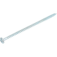 Универсальные саморезы Стройбат пкр. 5,0x100 белый цинк 100 шт 305220