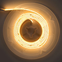Лента светодиодная General Lighting Systems GLS-COB-320-8-24-IP20-3, 5 метров, 8Вт/м, 24В, 8мм, 320 диодов/м, 900 Лм/м, IP20, 3000К - теплый белый 502901