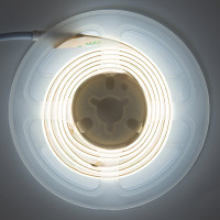 Лента светодиодная General Lighting Systems GLS-COB-528-14-24-IP20-6, 5 метров, 14Вт/м, 24В, 10мм, 528 диодов/м, 1600 Лм/м, IP20, 6500К -холодный белый 502924