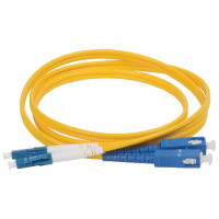 Оптический патч-корд IEK ITK SM, 9/125 OS2, LC/UPC-SC/UPC, Duplex, 3м FPC09-LCU-SCU-C2L-3M