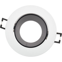 Встраиваемый потолочный светильник RITTER Artin круг скрытая лампа 90x90x30 монтажное отверстие 75x75 GU5.3 алюминий, белый 51429 9