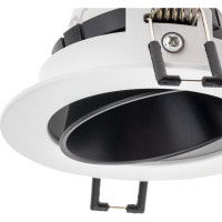 Встраиваемый потолочный светильник RITTER Artin круг скрытая лампа 90x90x30 монтажное отверстие 75x75 GU5.3 алюминий, белый 51429 9