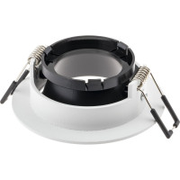 Встраиваемый потолочный светильник RITTER Artin круг скрытая лампа 90x90x30 монтажное отверстие 75x75 GU5.3 алюминий, белый 51429 9