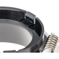 Встраиваемый потолочный светильник RITTER Artin круг скрытая лампа 90x90x30 монтажное отверстие 75x75 GU5.3 алюминий, белый 51429 9