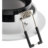 Встраиваемый потолочный светильник RITTER Artin круг скрытая лампа 90x90x30 монтажное отверстие 75x75 GU5.3 алюминий, белый 51429 9