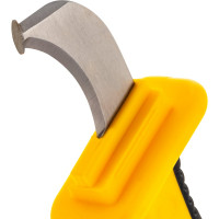 Нож для резки кабеля и снятия изоляции duwi изогнутое лезвие с пяткой 41мм 26130 8