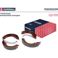 Тормозные колодки барабанные задние Citroen Berlingo I, II 96-, Xsara Picasso 99-, Peugeot MARSHALL M2520239