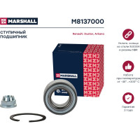 Подшипник ступицы задний Renault Duster 11-, Arkana 19- MARSHALL M8137000