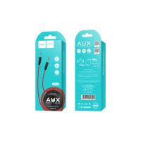 Аудио кабель Hoco Jack 3.5(M)/Jack 3.5(M), UPA11, 1м, черный, коробка 6957531079293