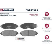 Колодки тормозные дисковые передние Chevrolet Lacetti/Daewoo Lanos MARSHALL M2624062