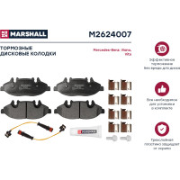 Колодки тормозные дисковые передние MB Viano 03-/Vito II W639 03- MARSHALL M2624007