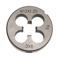 Плашка WOLFSTAR метрическая М12х1,25 9ХС Гост 9740 dr12125