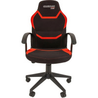 Игровое кресло CHAIRMAN Game 9 new ткань черный, красный 00-07104769