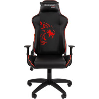 Игровое кресло CHAIRMAN game 40 экокожа черный, красный 00-07103256