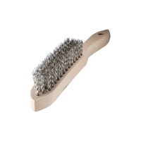 Корщётка ручная 4-х рядная 594, нержавеющая проволока 0.35мм, SIT 1781