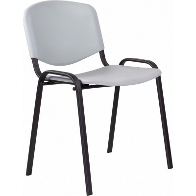 Стул Staff Iso Plast черный каркас, пластик серый CF-009 532570
