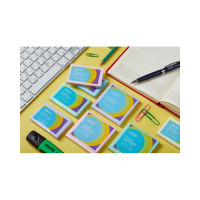Стикеры Attache Bright colours с клеевым краем 76x76 мм розовый 100 листов 1495407
