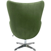 Кресло BRADEX EGG CHAIR зеленый, искусственная замша FR 0644