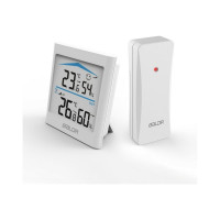 Цифровой термогигрометр с внешним датчиком BALDR B0135T2H2-WHITE