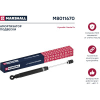 Амортизатор газовый задний Hyundai Santa Fe 00- MARSHALL M8011670