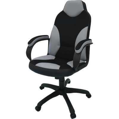 Кресло Фабрикант Дельта Черно-серый ТГ PL 680 PL-2 ролик сталь X1505660 4600721219086