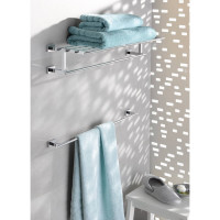 Полка для полотенец Grohe Essentials Cube с дополнительной горизонтальной штангой, 600 мм 40512001