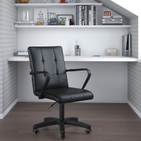 Компьютерное кресло CHAIRMAN 030, с подлокотниками, экокожа, черный 00-07107524