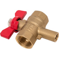 Кран шаровой для монтажа термодатчика Пульсар Ду15 (9885) Н00002390