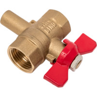 Кран шаровой для монтажа термодатчика Пульсар Ду15 (9885) Н00002390